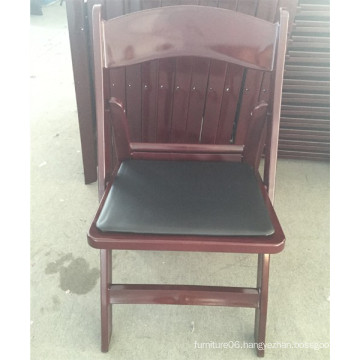 Mahogany Padded Garden Plastic Chair for Outdoor Events